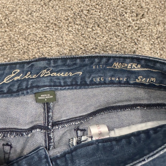 Eddie Bauer Denim Cargo Skinny Jeans | Women’s Size 8 - Picture 6 of 9